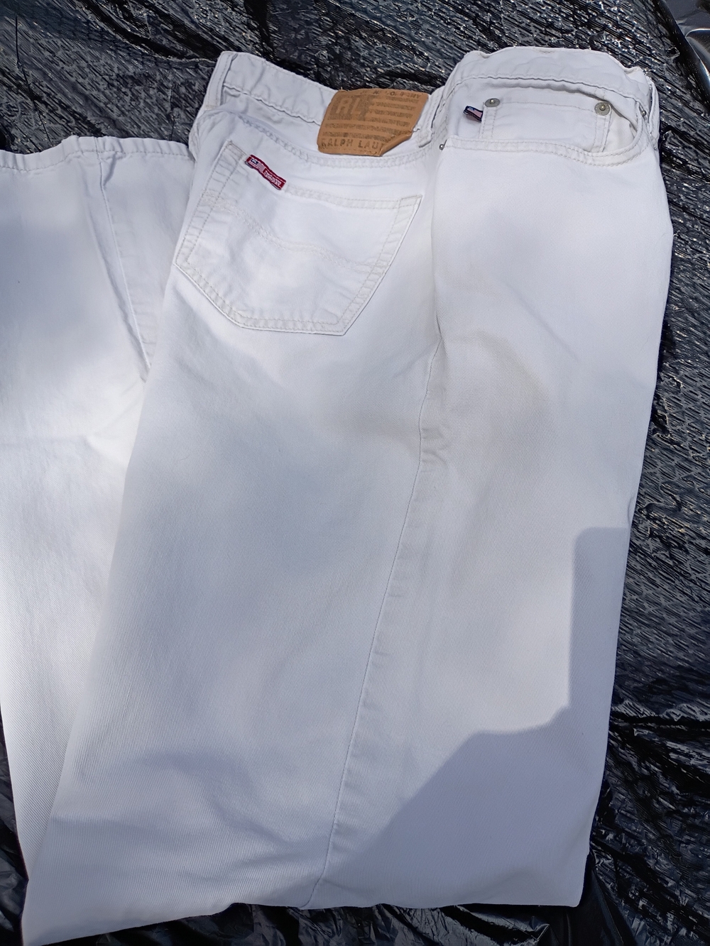 Ralph Lauren White Straight-Leg Women’s Jeans